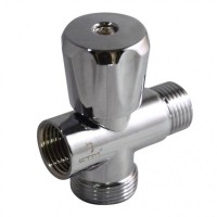 Кран углов Tim 1/2х3/4х1/2 3х проходной