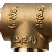 Тройник переходной stout 20х25х20