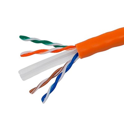 Интернет кабель FTP  4(8) медь Оранж