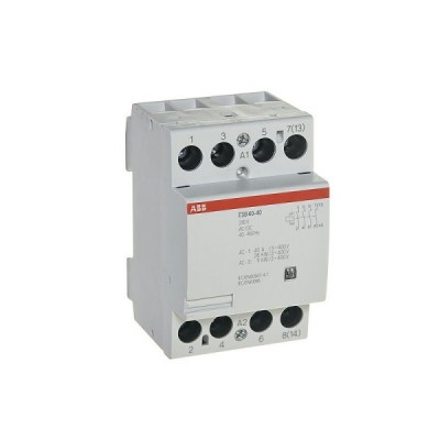 Модульный контактор АВВ ESB 40 (40А АС-1, 4НО)