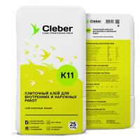Клей для плитки Cleber K11 25кг