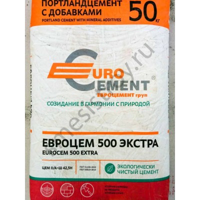Евроцемент М500 Экстра 50кг